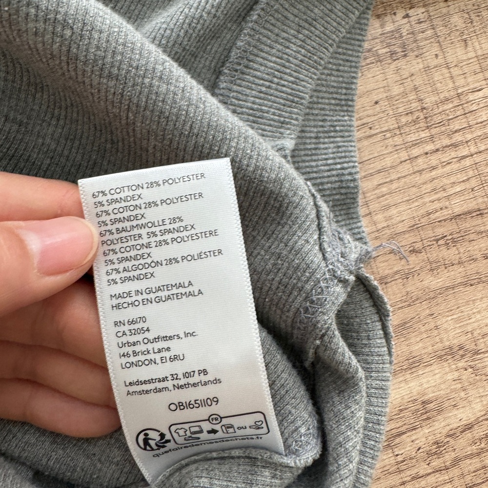 Free people tank - grey- sizeM - Picture 5 of 6